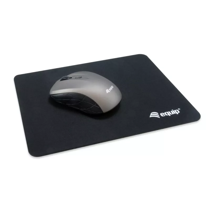 Equip mini optická bezdrôtová myš, obojručná, optická, RF bezdrôtová, 1600 DPI, sivá