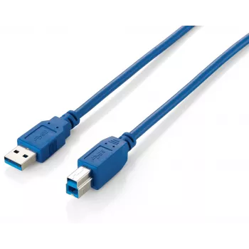 USB 3.0 kábel typ A na typ B Equip 128291 1,0 m modrý