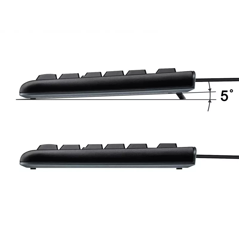 Equip 245213 klávesnica kancelária USB QWERTY talianska čierna
