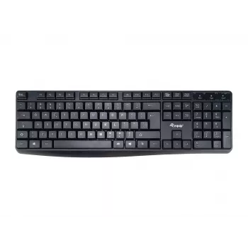 Equip káblová USB klávesnica, US/medzinárodné rozloženie (QWERTY), full-size (100%), káblová, USB, QWERTY, čierna
