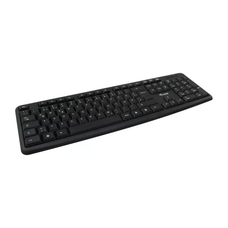 Equip 245202 klávesnica myš súčasťou kancelária USB QWERTY portugalská čierna