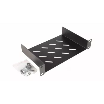 Pevná polica Equip 10 inch, 1U, 150MM, čierna