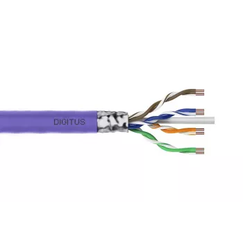 DIGITUS inštalačný kábel - CAT6 - F/UTP - AWG 23/1 - 305 m - fialový