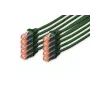 DIGITUS patch kábel - CAT6 - S/FTP - Snagless - Cu - 5 m - zelený - balenie 10 ks