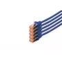 DIGITUS CAT6 S/FTP patch kábel, 10 m, sivý, balenie 5 ks