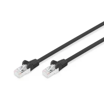 DIGITUS patch kábel - CAT6 - S/FTP - Booted - 3 m - čierna