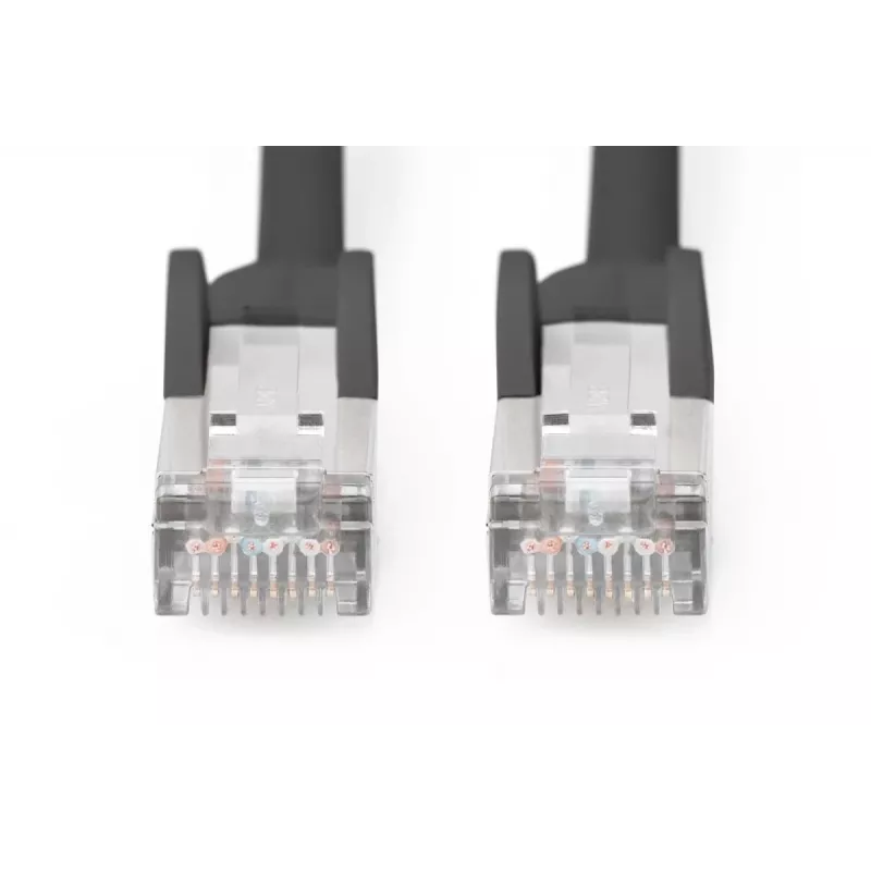 DIGITUS patch kábel - CAT6 - S/FTP - Booted - 3 m - čierny
