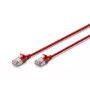 DIGITUS tenký patch kábel - CAT6A - F-FTP - 2 m - červený