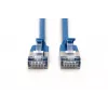 DIGITUS tenký patch kábel - CAT6A - F-FTP - 1,5 m - modrý