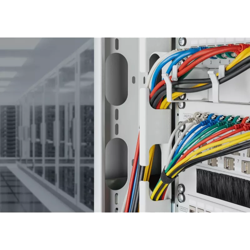 DIGITUS tenký patch kábel - CAT6A - F-FTP - 1,5 m - modrý