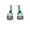 DIGITUS tenký patch kábel - CAT6A - F-FTP - 50 cm - zelený