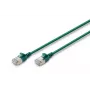 DIGITUS tenký patch kábel - CAT6A - F-FTP - 30 cm - zelený