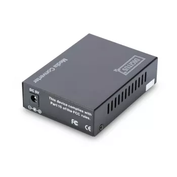 DIGITUS mediálny konvertor, SFP 10/100/1000Base-T na SFP Open Slot, vrátane napájacieho zdroja bez SFP modulu