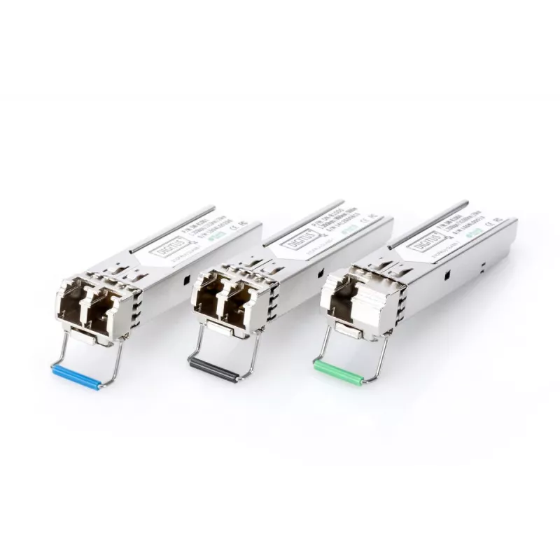 DIGITUS 1,25 Gbit/s SFP modul, až do 20 km Singlemode, LC-Duplex konektor samec 1000Base-LX, 1310 nm