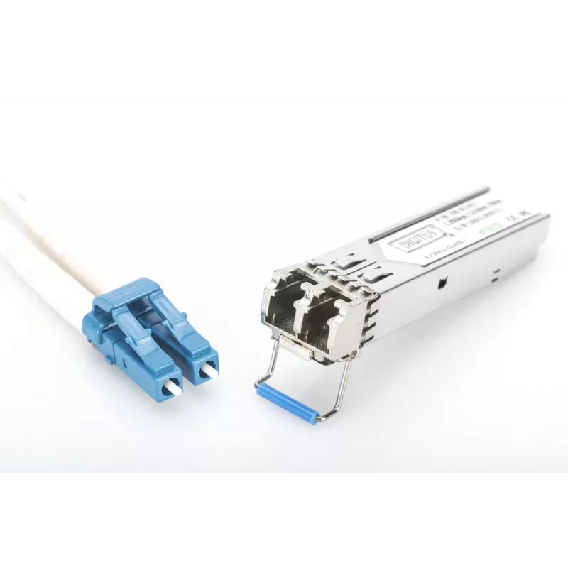 DIGITUS 1,25 Gbit/s SFP modul, až do 20 km Singlemode, LC-Duplex konektor samec 1000Base-LX, 1310 nm