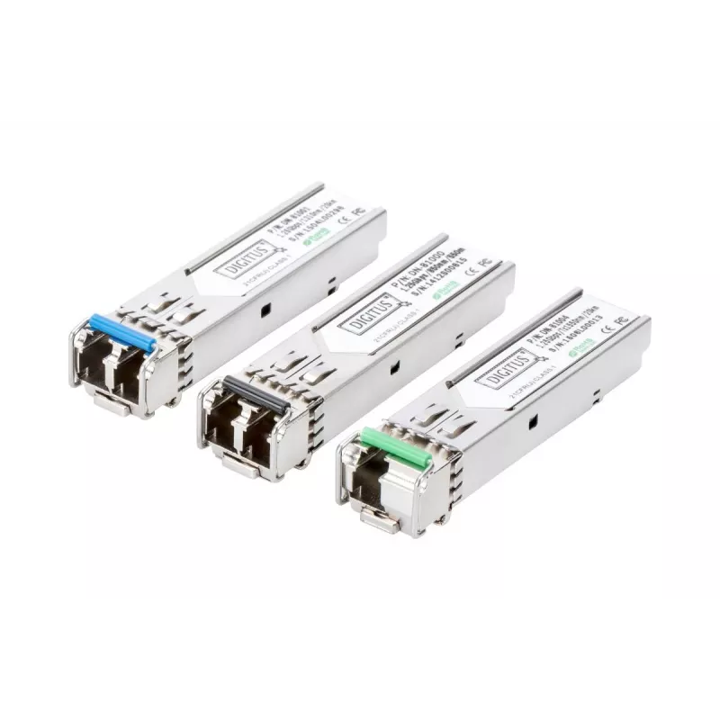 DIGITUS 1,25 Gbit/s SFP modul, až do 20 km Singlemode, LC-Duplex konektor samec 1000Base-LX, 1310 nm
