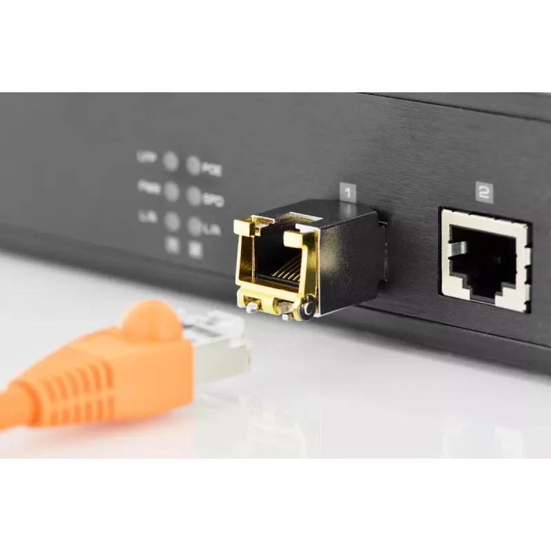DIGITUS Mini GBIC medený SFP modul 10G 100m podporuje 10G 5G 2.5G 1G Base-T