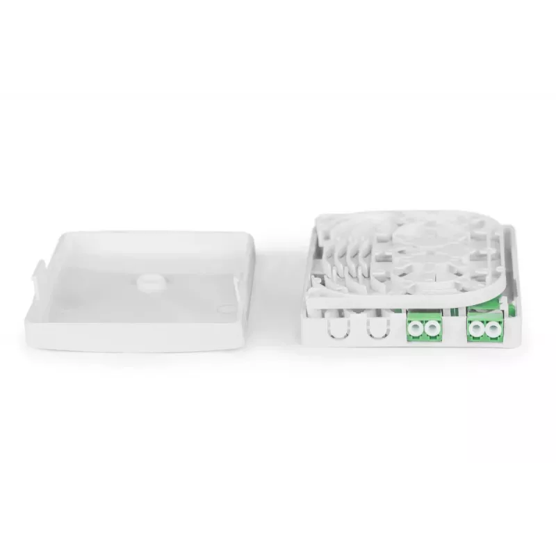 DIGITUS FTTH zásuvka, s 2x LC(APC) DX adaptérom, montáž na omietku