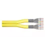 DIGITUS inštalačný kábel - CAT 7A - S/FTP - AWG 22/1 duplex - 500m - žltý - Dca-s1a d1 a1