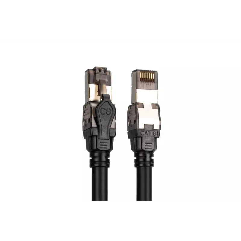 DIGITUS patch kábel - kat. 8.1 - S/FTP - AWG 24/7 - 5m - čierny