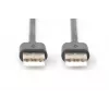 DIGITUS USB 2.0 prepojovací kábel A 1m kompatibilný s USB 2.0