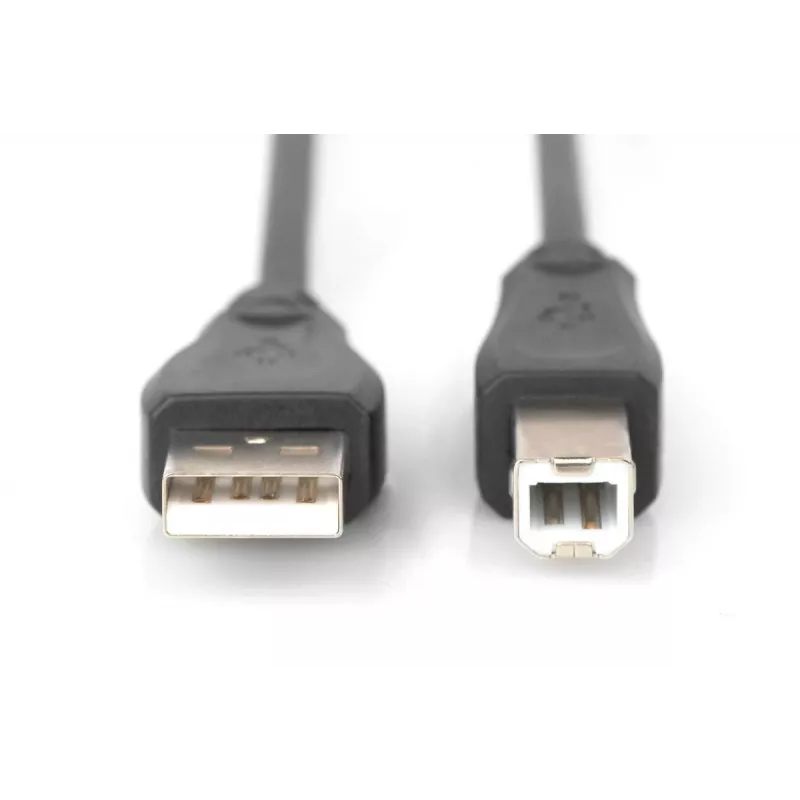 DIGITUS USB 2.0 kábel Type-A-B M/m 3m kompatibilný s USB 2.0