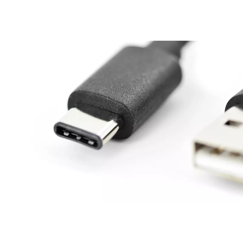 DIGITUS ASSMANN USB Type-C prepojovací kábel, Type-C na A M/M, 2 m 3A, 480MB, verzia 2.0, čierny