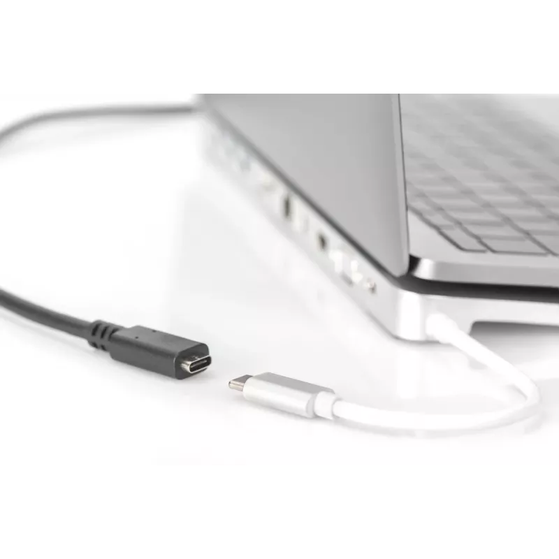 DIGITUS AK-300210-020-S predlžovací kábel USB-C, USB 2.0, USB-C samec/samica, 3 A, 2 m, čierny