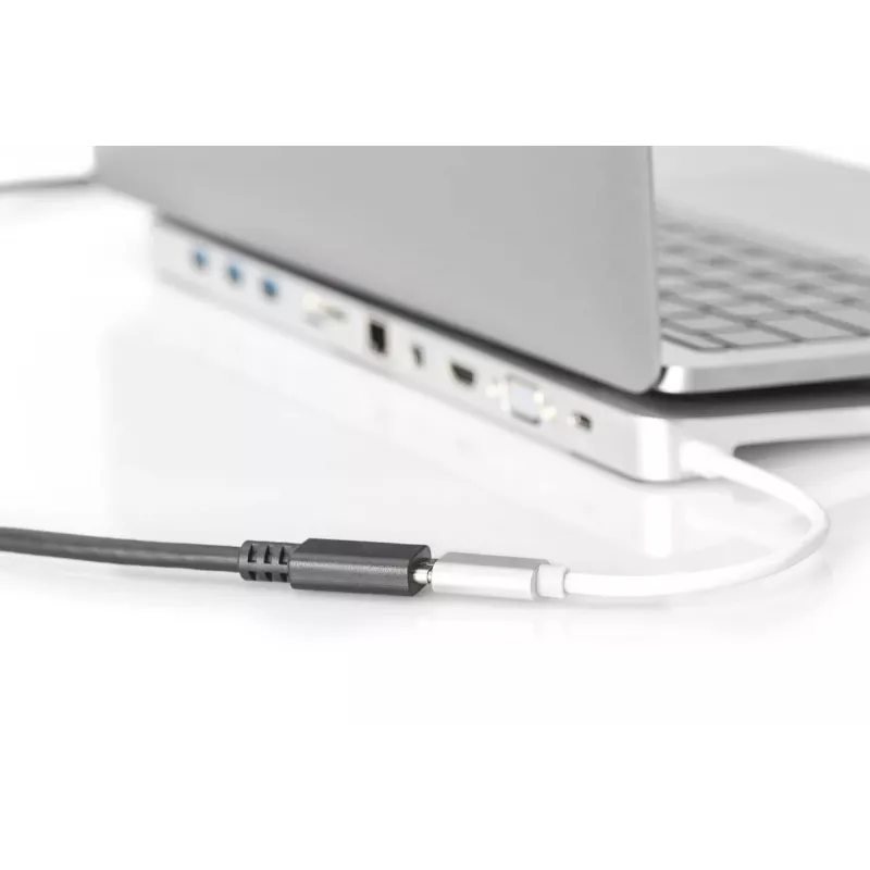 DIGITUS AK-300210-020-S predlžovací kábel USB-C, USB 2.0, USB-C samec/samica, 3 A, 2 m, čierny