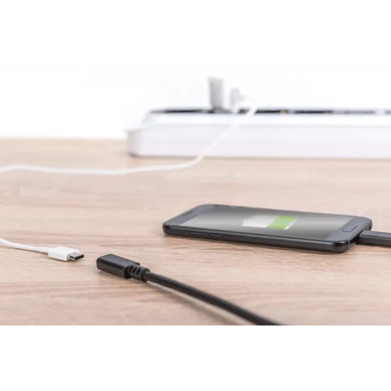 DIGITUS AK-300210-020-S predlžovací kábel USB-C, USB 2.0, USB-C samec/samica, 3 A, 2 m, čierny