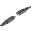 DIGITUS AK-300210-020-S predlžovací kábel USB-C, USB 2.0, USB-C samec/samica, 3 A, 2 m, čierny