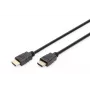 DIGITUS HDMI Premium High Speed prepojovací kábel, Type-A M/M, 3m s Ethernet, Ultra HD 60p, čierny