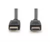 DIGITUS HDMI Premium High Speed prepojovací kábel, Type-A M/M, 3m s Ethernet, Ultra HD 60p, čierny