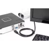 DIGITUS HDMI Premium High Speed prepojovací kábel, Type-A M/M, 1m s Ethernet, Ultra HD 60p, čierny