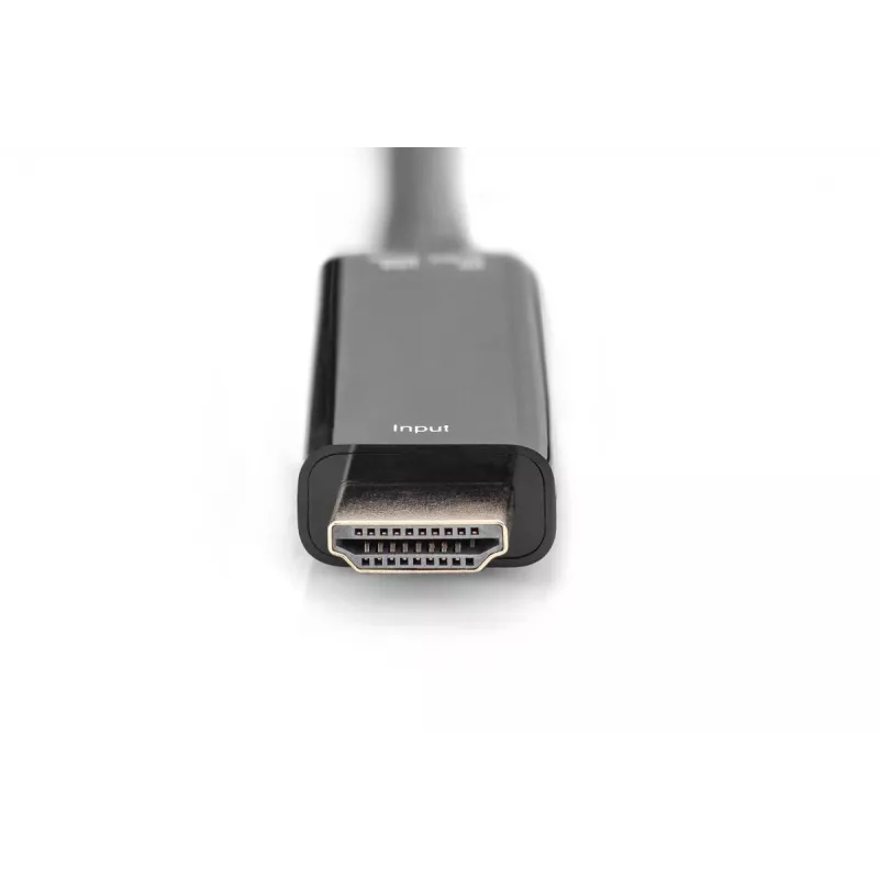Digitus 4K HDMI adaptér HDMI na DisplayPort 0,2 m HDMI Type-A USB