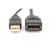 Digitus 4K HDMI adaptér HDMI na DisplayPort 0,2 m HDMI Type-A USB