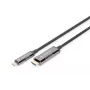 DIGITUS USB - Type-C na HDMI AOC FO adaptérový kábel HDMI verzia 2.0; Max 4Kx2K@60Hz; 20m