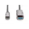 DIGITUS USB - Type-C na HDMI AOC FO adaptérový kábel HDMI verzia 2.0; Max 4Kx2K@60Hz; 20m