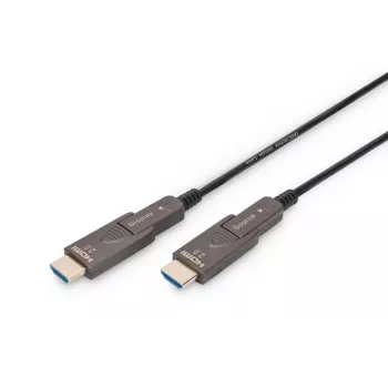 DIGITUS 4K – HDMI AOC hybridný sklenený kábel s odnímateľným konektorom, 30 m