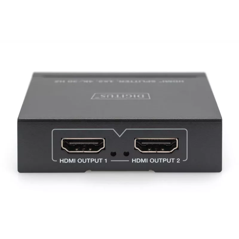 DIGITUS 4K HDMI rozbočovač. 1x 2 4K/30Hz. čierny