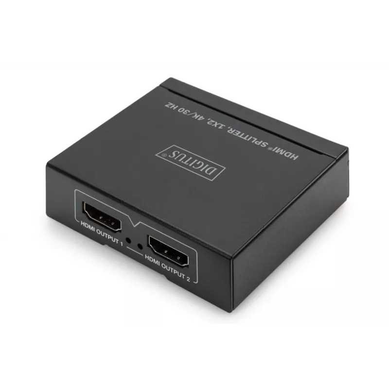 DIGITUS 4K HDMI rozbočovač. 1x 2 4K/30Hz. čierny