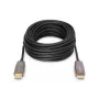 DIGITUS HDMI AOC hybridný sklenený kábel, Type-A M/M, 20 m UHD 8K@60Hz, CE, čierny