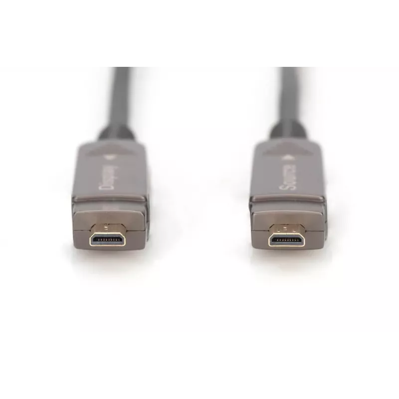 DIGITUS 4K – HDMI AOC hybridný sklenený kábel s odnímateľným konektorom, 20 m