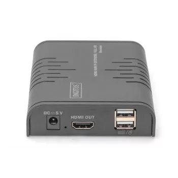 Digitus HDMI KVM IP predlžovač prijímač Full HD káblový 120m USB