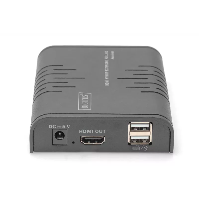 DIGITUS IP KVM predlžovač, prijímacia (RX) jednotka pre DS-55529