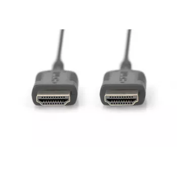DIGITUS HDMI High Speed prepojovací kábel, Type-A, HighFlex M/M, 2,0 m, 4K Ultra HD@30Hz, aktívny, CE, zlatý čierny