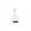 DIGITUS ASSMANN DisplayPort adaptérový kábel, Mini DP - HDMI Type-A M/F, 15 cm kompatibilný s DP 1.1a, CE biely