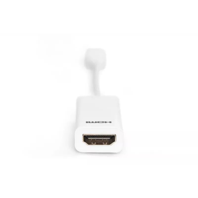DIGITUS ASSMANN DisplayPort adaptérový kábel, Mini DP - HDMI Type-A M/F, 15 cm kompatibilný s DP 1.1a, CE biely