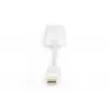 DIGITUS ASSMANN DisplayPort adaptérový kábel, Mini DP - HDMI Type-A M/F, 15 cm kompatibilný s DP 1.1a, CE biely