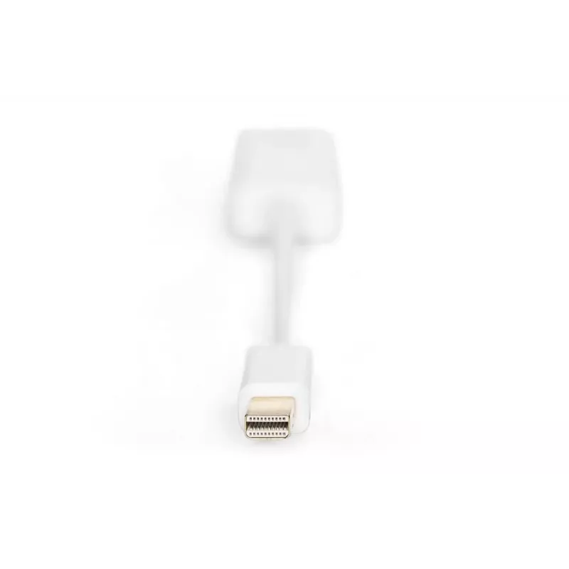 DIGITUS ASSMANN DisplayPort adaptérový kábel, Mini DP - HDMI Type-A M/F, 15 cm kompatibilný s DP 1.1a, CE biely